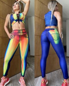 2PC SET DENIM PUSH 854-4