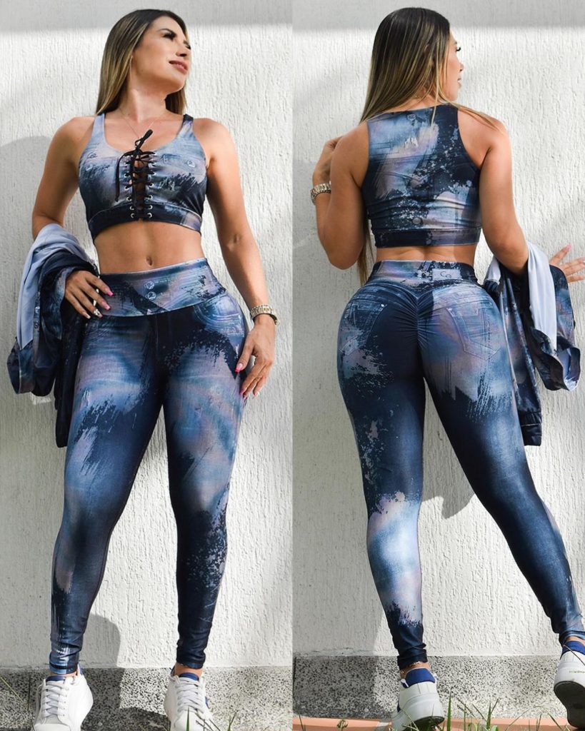 2PC SET DENIM PUSH 854-5