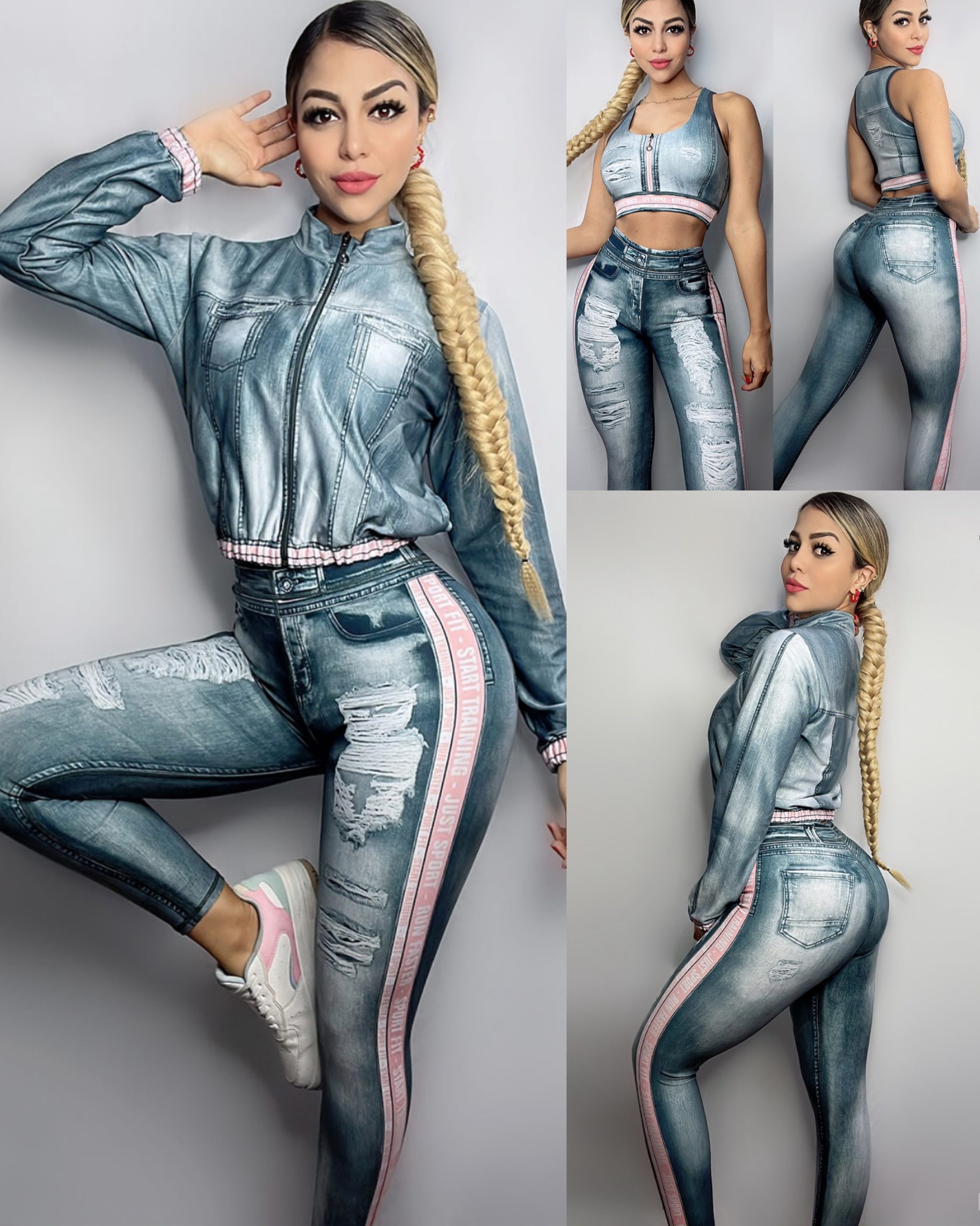 3PC SET MULTI DENIM 891-1A