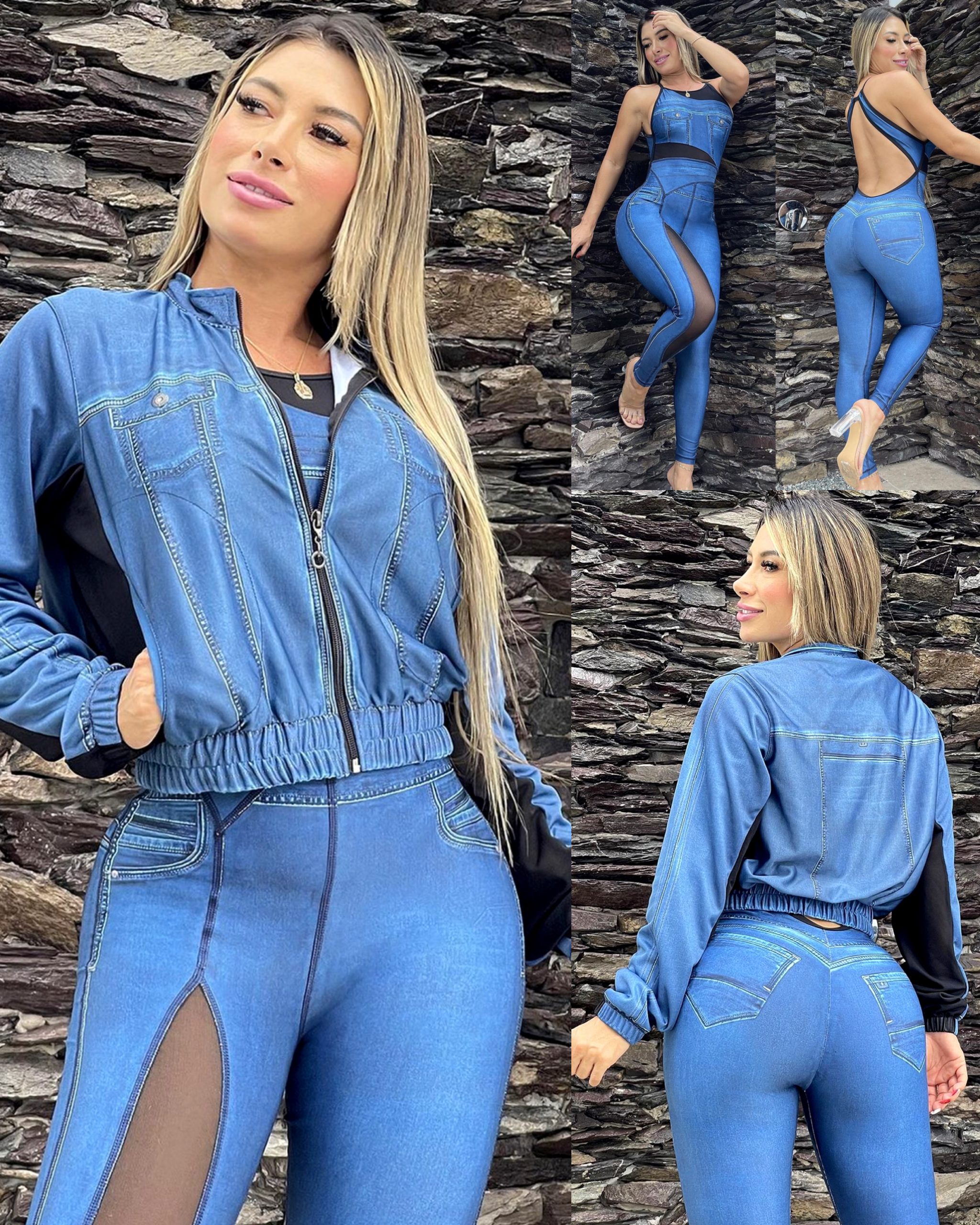 2PC SET JUMPSUIT DIVA E424-4A